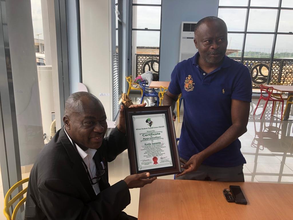 Breaking!!! Soname Appointed Patron of Africa Students Football Union