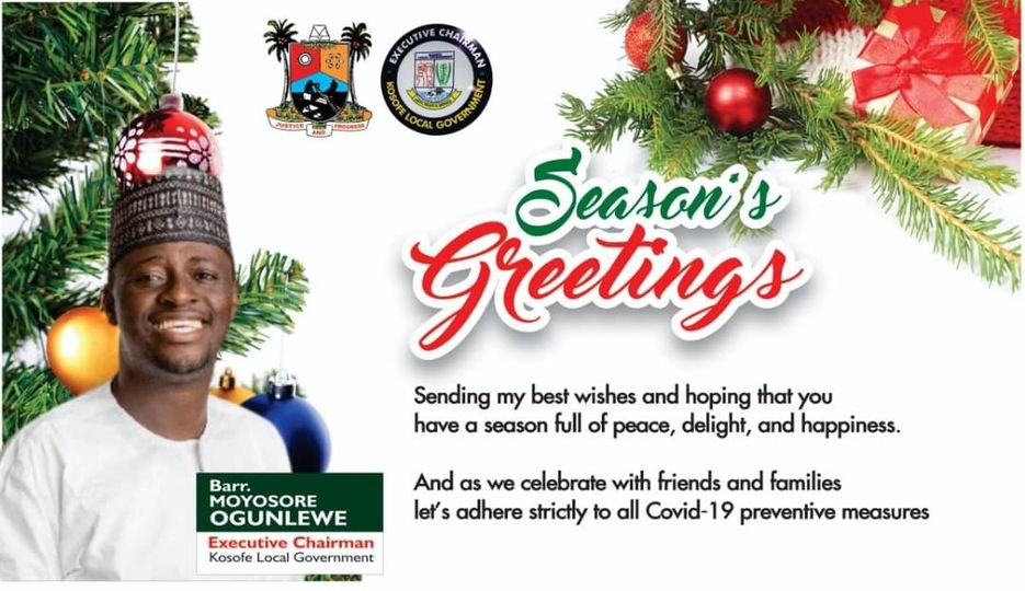 Emulate Christ’s Virtues, Kosofe LG Chair, Moyo Ogunlewe, Urges Community At Christmas