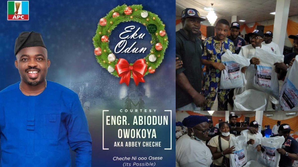 Abbey Cheche Again, Celebrates Season With 500 Kosofe Widows/Widowers, Youths, Gives Assorted Food Packages