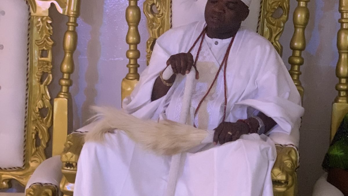 I’m The Chosen Oloworo Of Oworo  -Newly Installed Oloworo, HRM Oba Saliu Babatunde Saliu