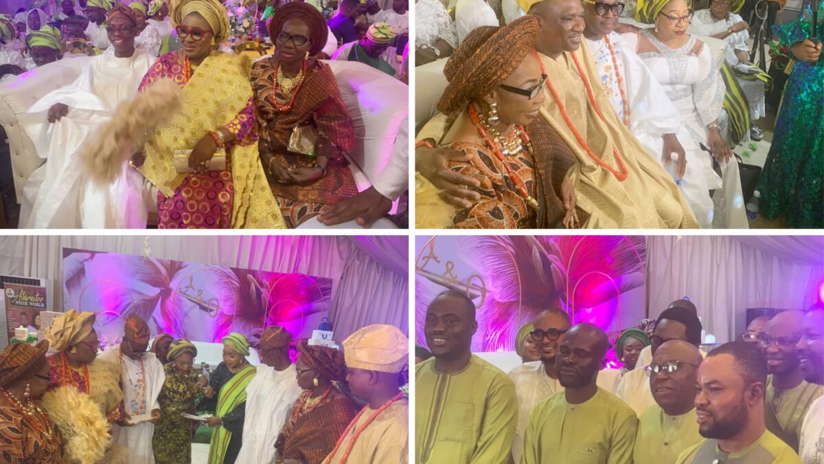 Glitz and Glam at Kosofe Post Publisher, Bilesanmi Abayomi’s Brother In-law’s Wedding
