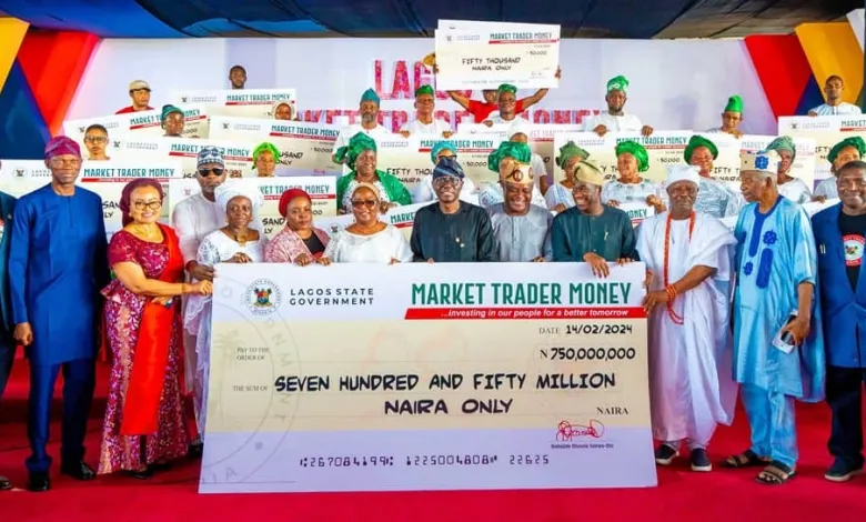 Empowering Local Economies: Sanwo-Olu Gifts Traders N750m, Flags Off Lagos Market Trader Money