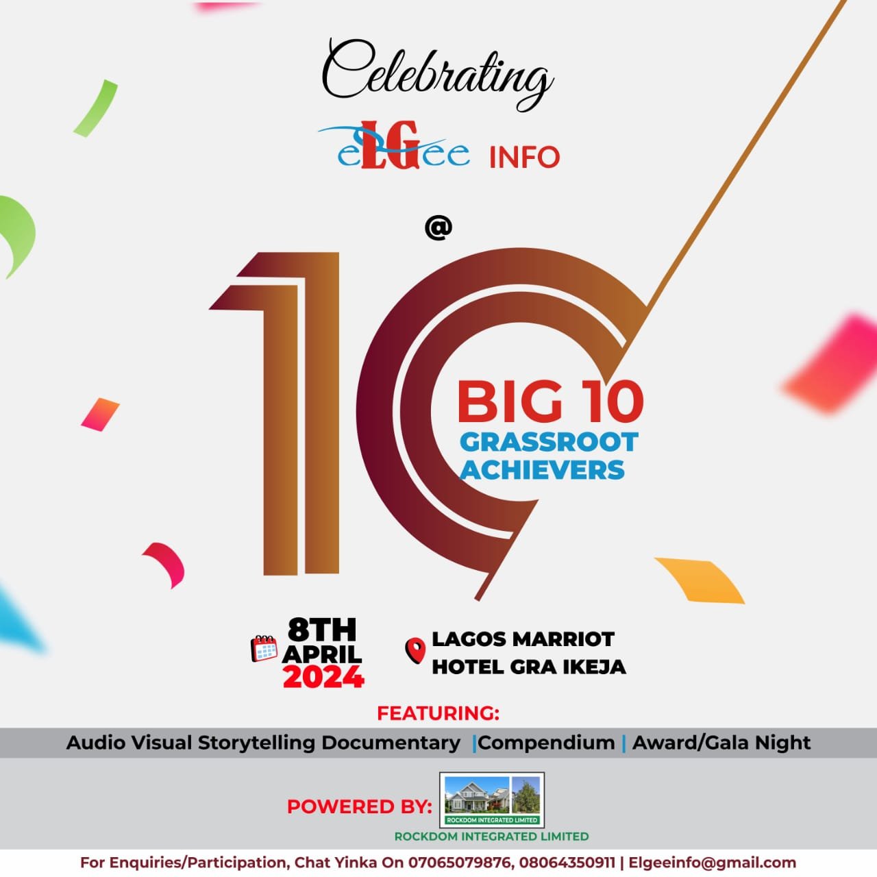 Elgee Info Magazine Marks a Decade of Community Excellence with 10th Anniversary Celebration